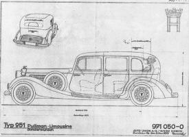 Horch 853 чертежи