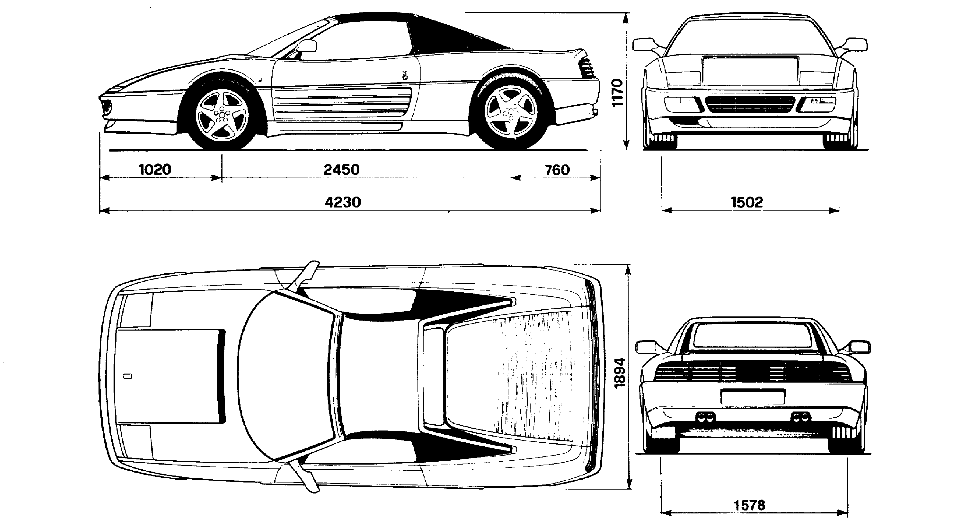 Автомобиль легковой dwg